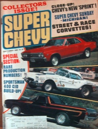 SUPER CHEVY 1984 SEPT - SR-2, NASTY MOUSE, CHEVY QUIZ